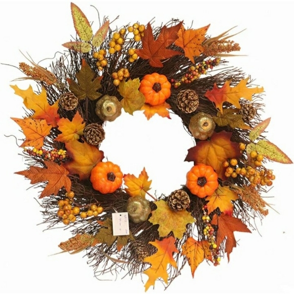 ● Fall Harvest Wreath - Picture 1 of 10